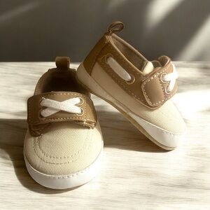 Stylish Tan and White Kids Shoes